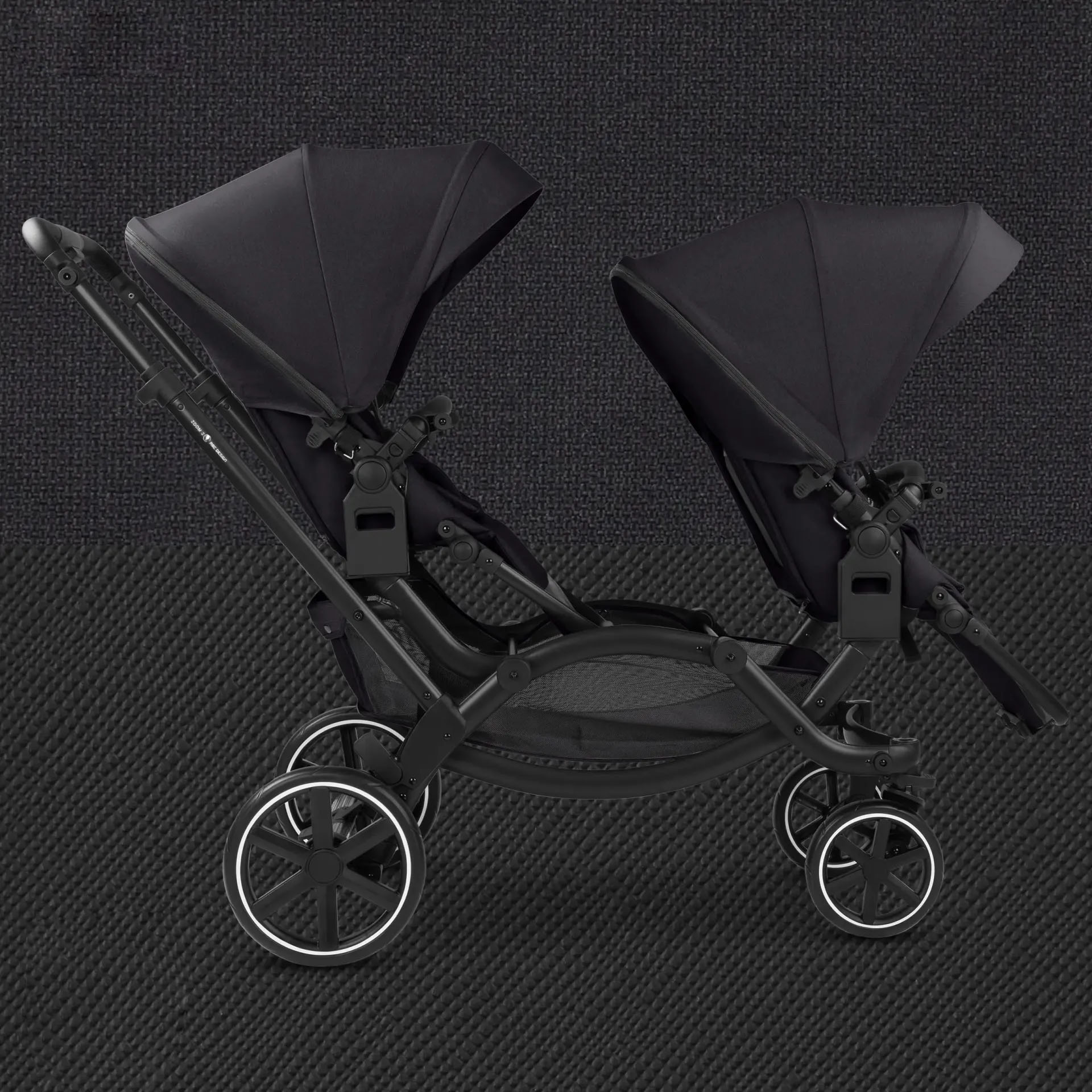 Коляска 2 в 1 для двойни ABC-Design Zoom 2