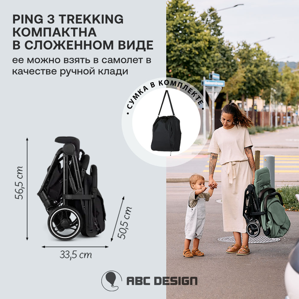 Прогулочная коляска ABC-Design Ping 3 Trekking